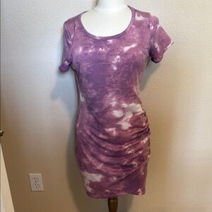 *Gilli Purple Tie-Dye Dress